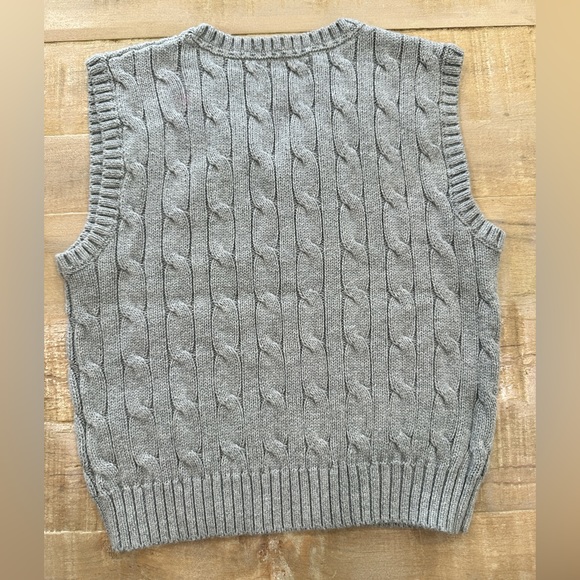 Polo Ralph Lauren boys toddler kids cable knit vest - Picture 7 of 8